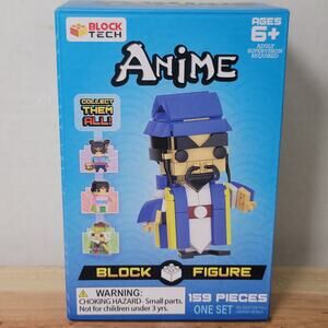 Block Tech Anime Kung Fu Martial Arts Master Block Figure - NEW